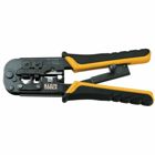 Ratcheting Data Cable Crimper / Stripper / Cutter, Ratcheting crimper provides fast, reliable modular-crimp connector installation for voice and data applications