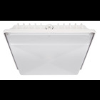 Canopy3A, 40 watts,  120 277V, 5000K, 10" square, canopy type 5 distribution, white painted finish