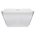 Canopy3A, 40 watts,  120 277V, 5000K, 10" square, canopy type 5 distribution, white painted finish