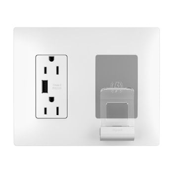 radiant Wireless Charger, includes two traditional outlets and a USB port to offer additional power