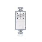 The RT-50 Preset Countdown Time Switch automatically turns lighting or other loads off when the selected on-time expires. It replaces standard single-pole wall switches for energy savings throughout the home. (ivory)