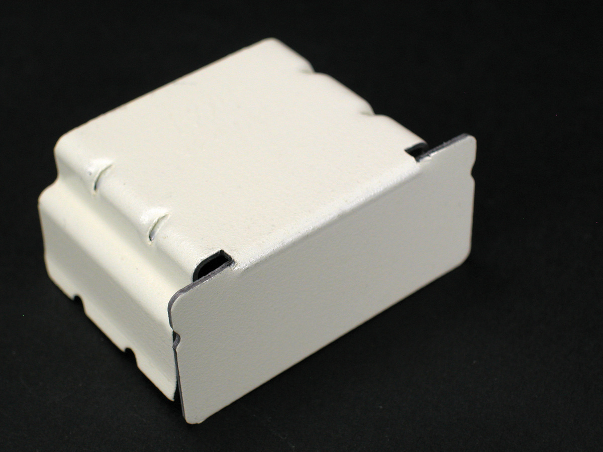 DIV BLANK END FITTING-FOG WHITE