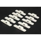 500, 700 Raceway Supporting Clip; 2 1/2 In, Ivory