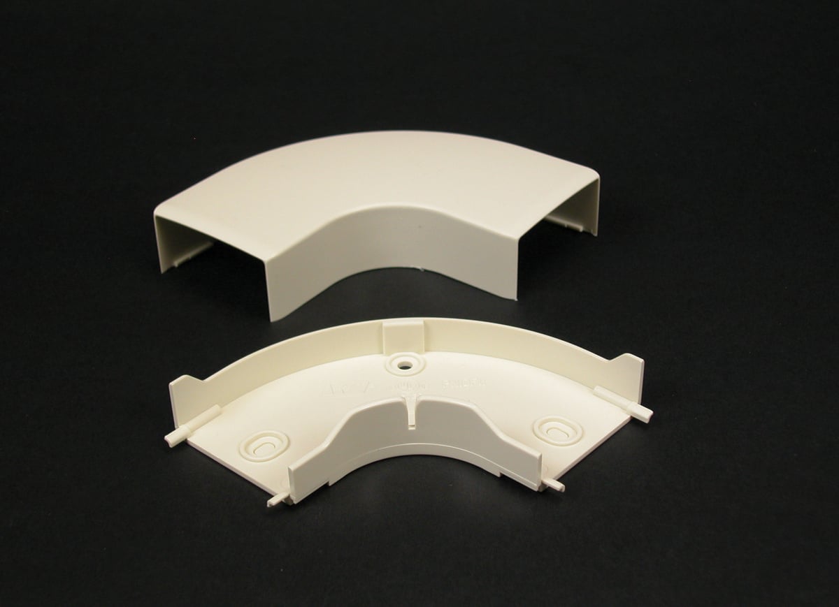 NM 90 D. FLAT ELBOW PN03 WHITE