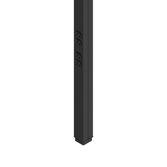 TPP DUPLEX 2-20A BLACK 10FT.