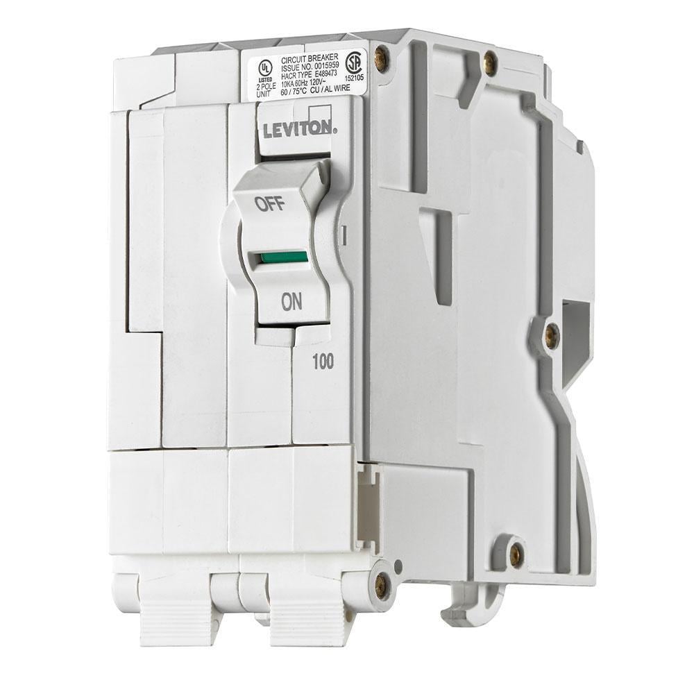 LB200 AFCI/GFCI Basic Standard Branch Circuit Breaker, 120/240 V AC, 100 A, 10 kA Interrupt, 2 Poles