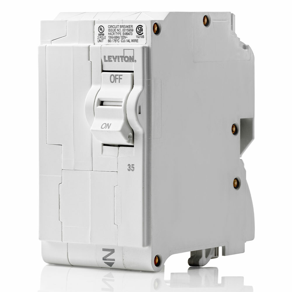 Branch Circuit Breaker, Standard 2-Pole 35A 120/240V, 10KA Interrupt Rating