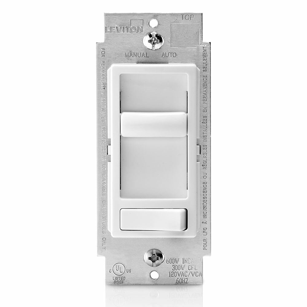 SURESLIDE PRESET FAN SPD CTRL S POLE/3-WAY COF WHITE