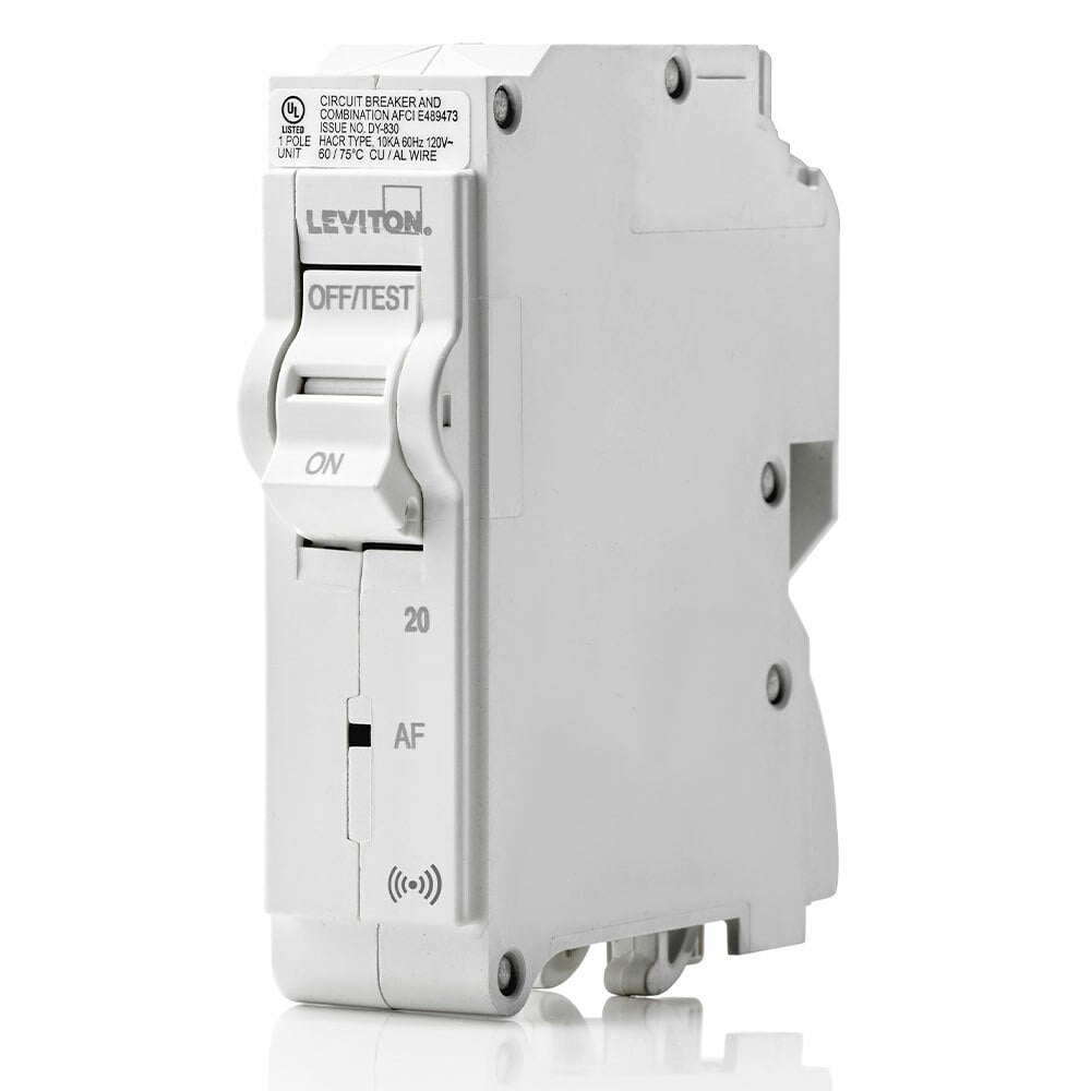 Smart Branch Circuit Breaker, AFCI 1-Pole 20A 120V, 10KA Interrupt Rating