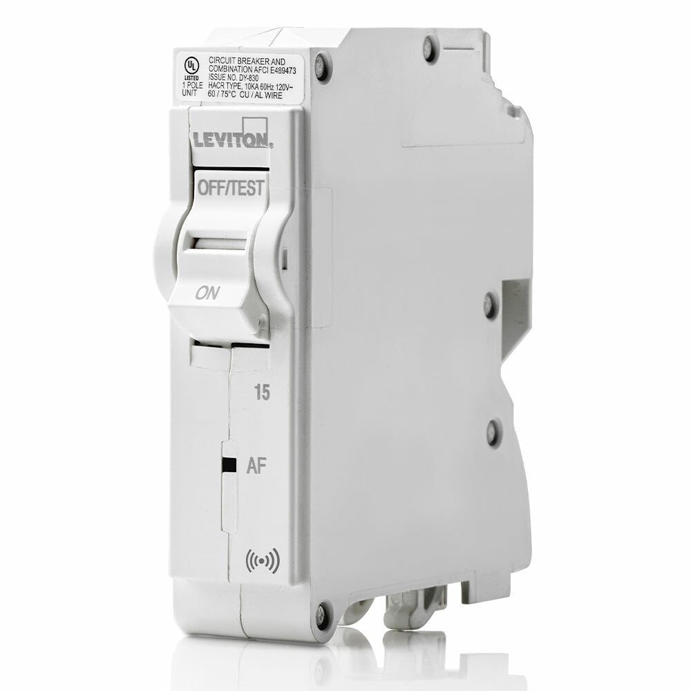 Smart Branch Circuit Breaker, AFCI 1-Pole 15A 120V, 10KA Interrupt Rating
