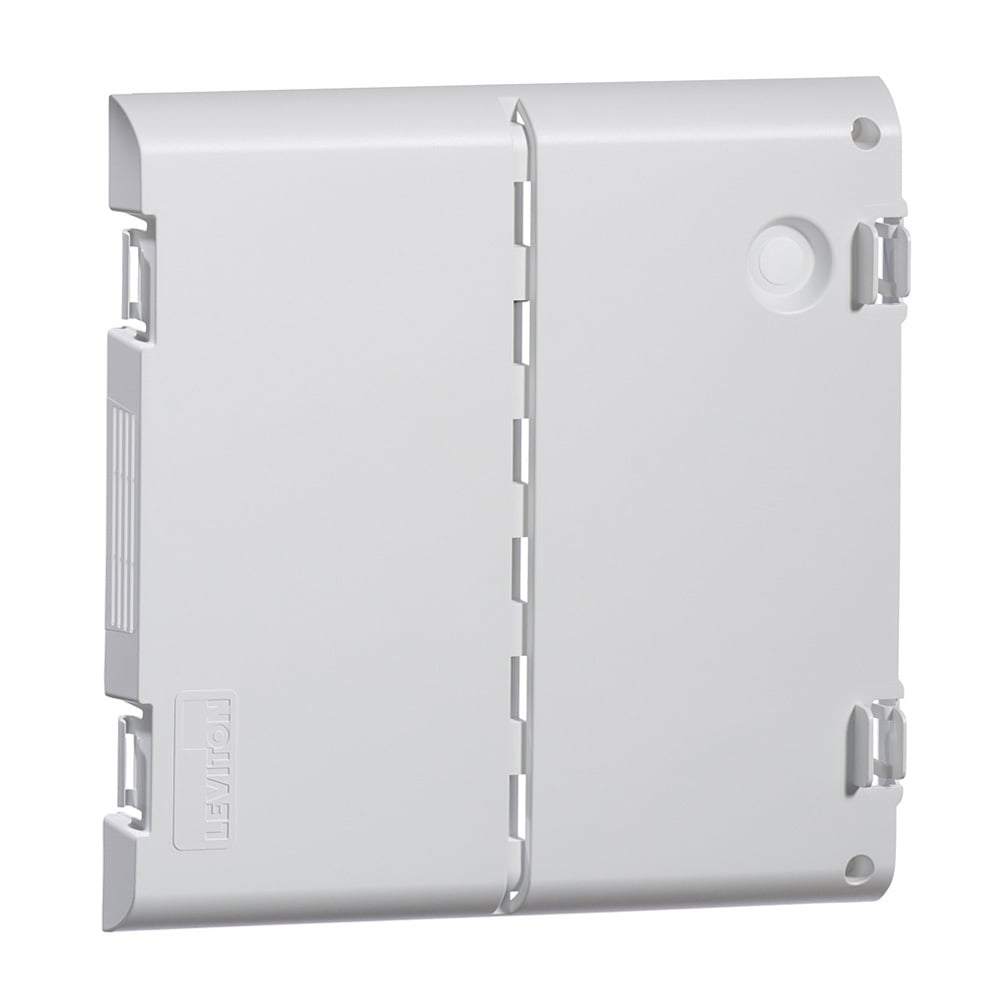14 " Vented Hinged Door, Plastic, White