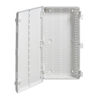 28 " Wireless Structured Media Enclosure with Vented Hinged Door, Plastic, White