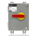 100 Amp,600 Volt, Non-Fused Powerswitch Safety Disconnect Switch in Stainless Steel Enclosure with Factory Installed Auxiliary Contact