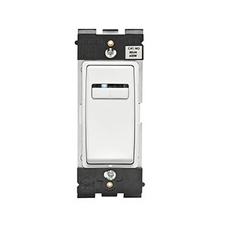 REL06-1WW Renu Universal Digital Dimmer, 120 V AC, 1 Pole, ON/OFF Operation, White