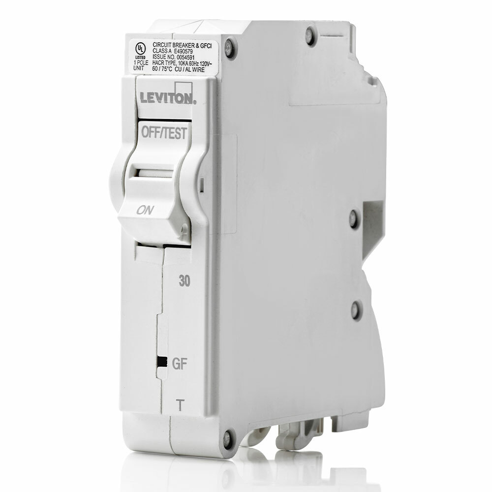 TM BRANCH CIRCUIT BREAKER GFPE 1-POLE 30A 120V. 10KA INTERRUPT RATING