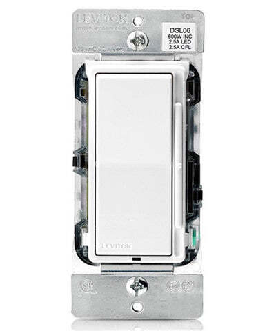 DSL06-WBK Decora Universal Slide Dimmer Switch, White
