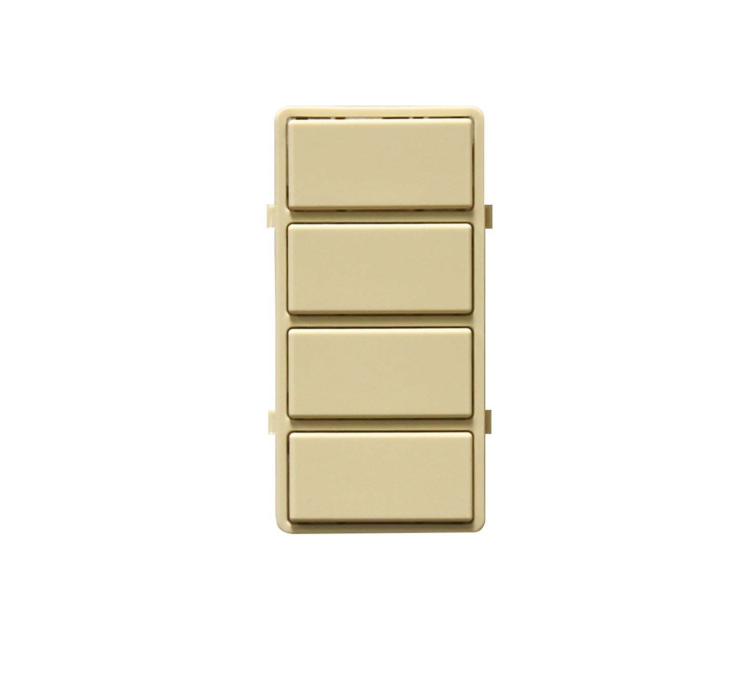 DS4KT-1PT Decora Smart Color Change Kit, For Use With Decora Smart DW4BC-1BW 4-Button Controller, Light Almond