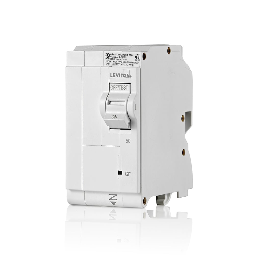 LB250-G LB Series Ground Fault Circuit Breaker, 120, 208, 240 V AC, 50 A, 2 Poles, Magnetic Trip