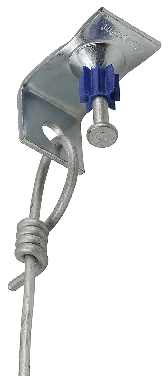 Pre-Tied Ceiling Wire, Grey, Galvanized finish, 12 ft. length