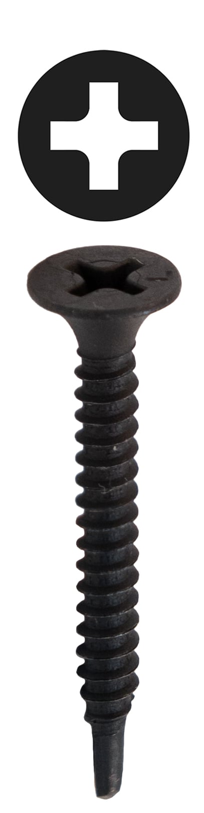 #6 x 1-5/8'' Phillips Bugle Head Fine Thread Self Drilling Drywall Screw