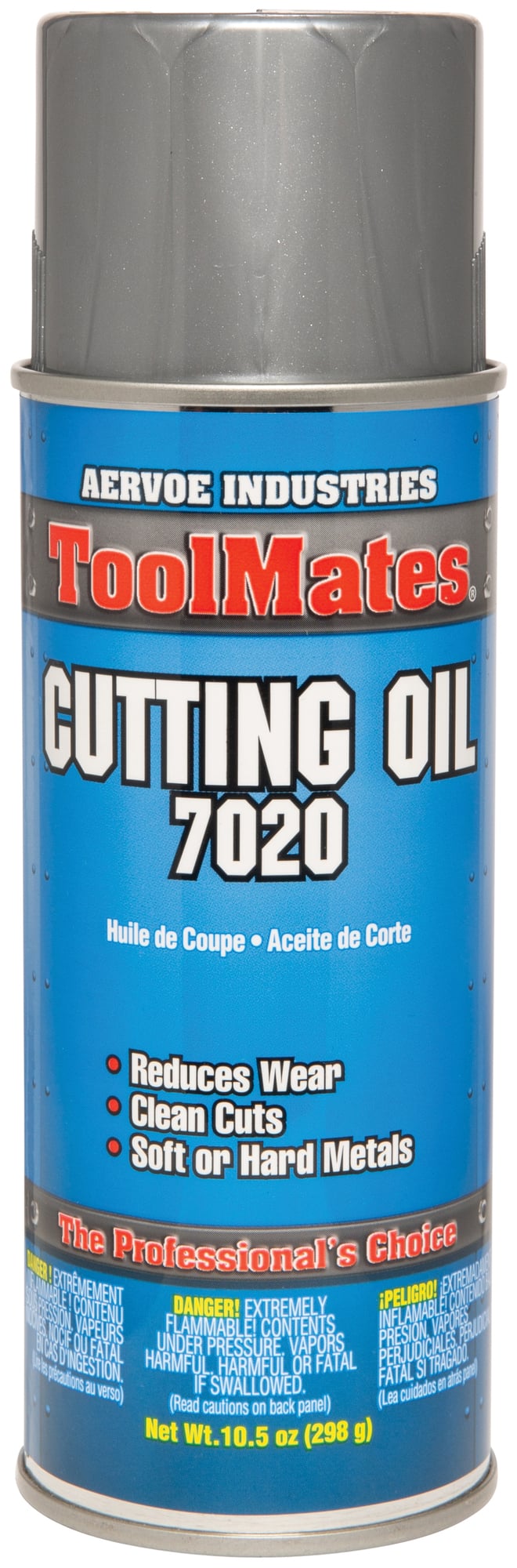 All-purpose solvent based cutting oil, 16 oz aerosol can, Flammable, 10 minute dry time