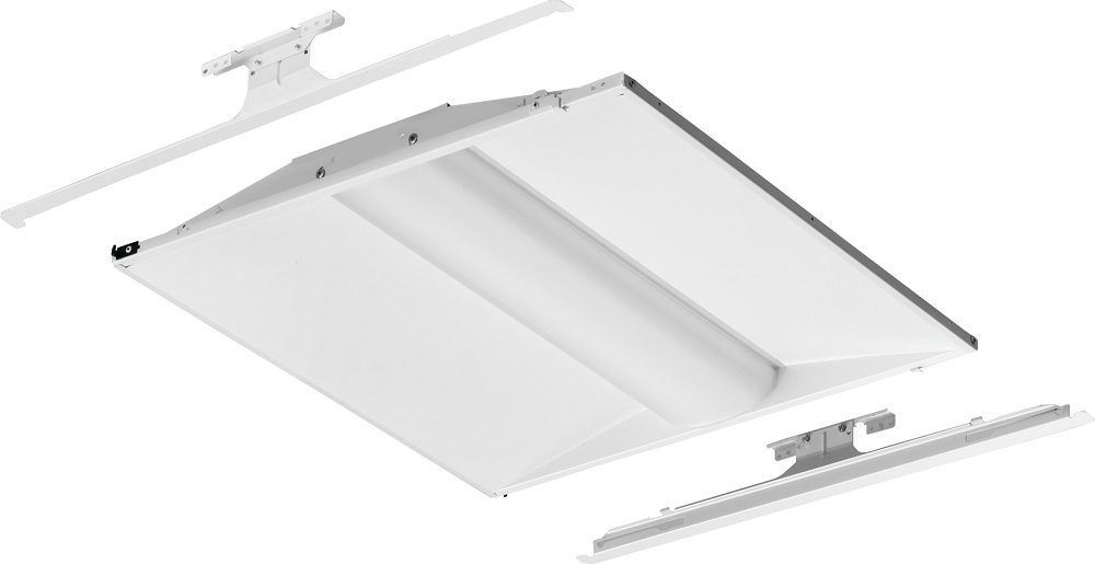Nominal 3300 lumens, Acrylic diffuser, linear prismatic lens, 80+ CRI, 4000K, SKU - 245UJ5