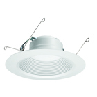 This Lithonia Lighting 5-6 inch LED recessed module with smooth trim is perfect for illuminating a variety of environments. Utilizing friction clip retention, the economical E-Series LED downlight fits most manufacturers 5 and 6 in. recessed can-style hou
