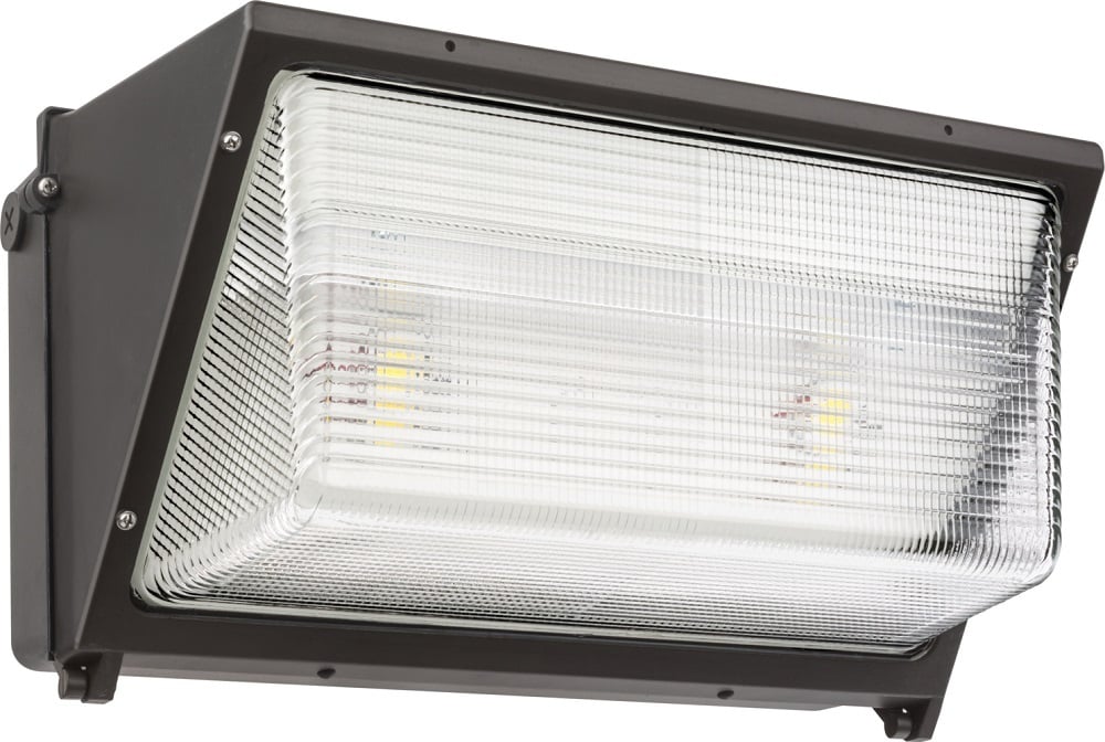 TWR2 LED P1 40K MVOLT DDBTXD M2 Glass Refractor LED Wall Pack, 8150 LM, 4000K, 64W