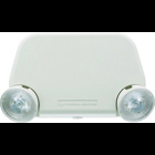 The Lithonia Lighting EU2L LED Emergency Light is suitable for emergency lighting applications such as stairways and hallways. Designed with all-inclusive lamp, reflector and lens assembly.  Its low profile and dual lamp heads make the EU2L ideal for safe