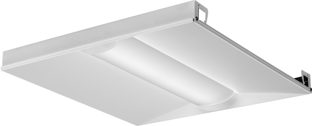 Basket LED lensed troffer 2x2, Nominal 2000 lumens, Acrylic diffuser, linear prismatic lens, Generic dimming driver (0-10v), dims to 1pct, 80+ CRI, 4000K, SKU - 265E72