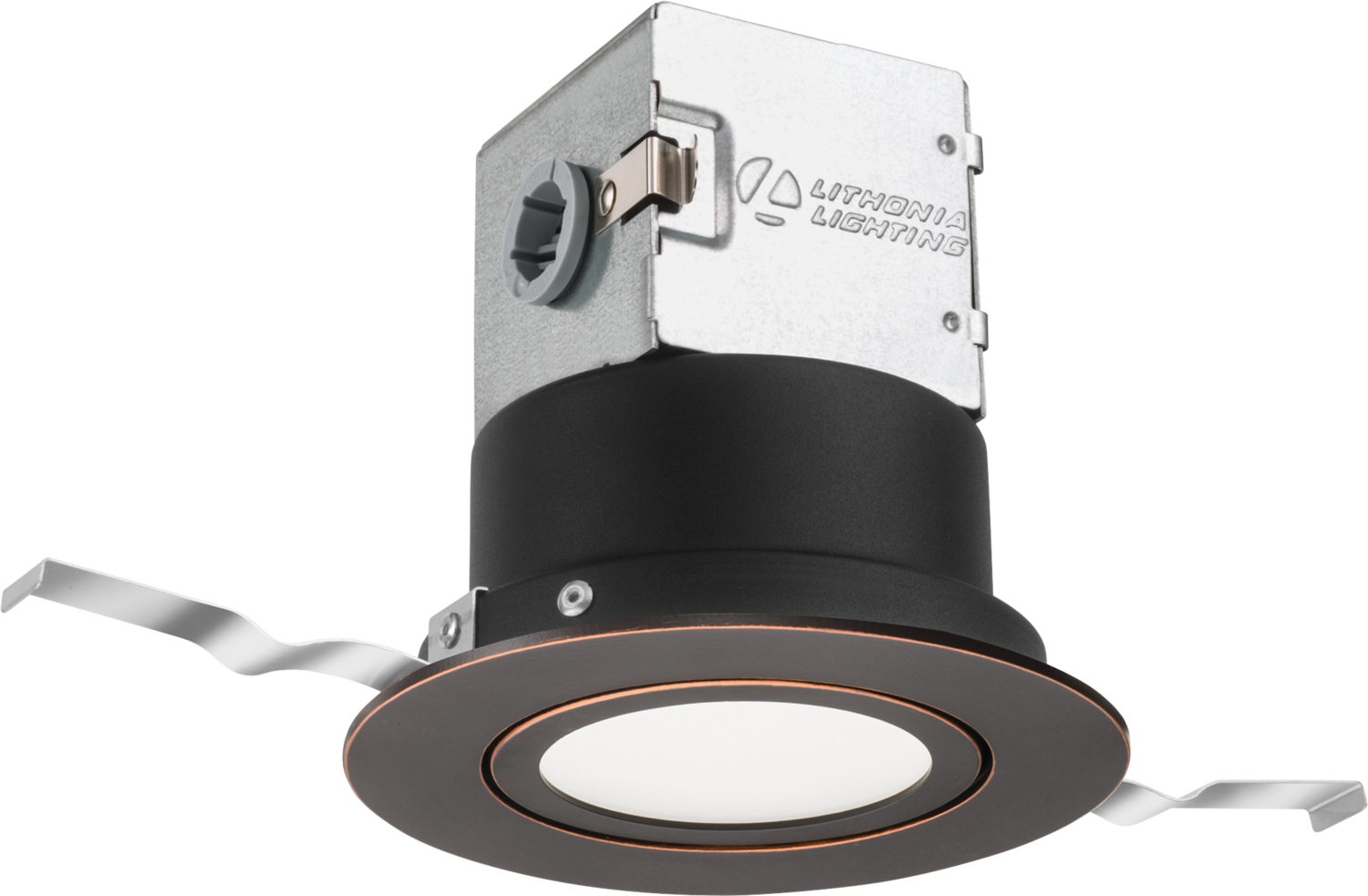 GEN5 Canless Kit 4'' Baffle, Adjustable, Round, 2700 K color temperature, 90 CRI, Oil-rubbed bronze finish (Track), SKU - 250KPC
