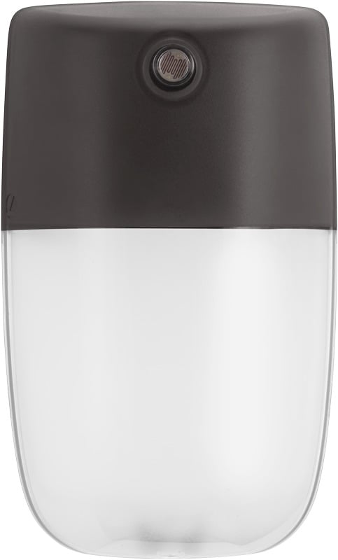 The OVWP LED wall sconce is an attractive and energy efficient solution. The day-form has a compact and elegant look. Its minimalistic design provides a depth less than 2 1/2 inches making it ADA compliant. The added benefits of LED energy savings and dusk-to-dawn controls makes it a great solution for residential single and multi-family applications.