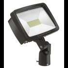 Outdoor LED Floodlights, LED, 5000K , 120-277V, Integral Slipfitter, Dark bronze finish, super durable