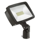 Outdoor LED Floodlights, LED, 5000K , 120-277V, Integral Slipfitter, Dark bronze finish, super durable