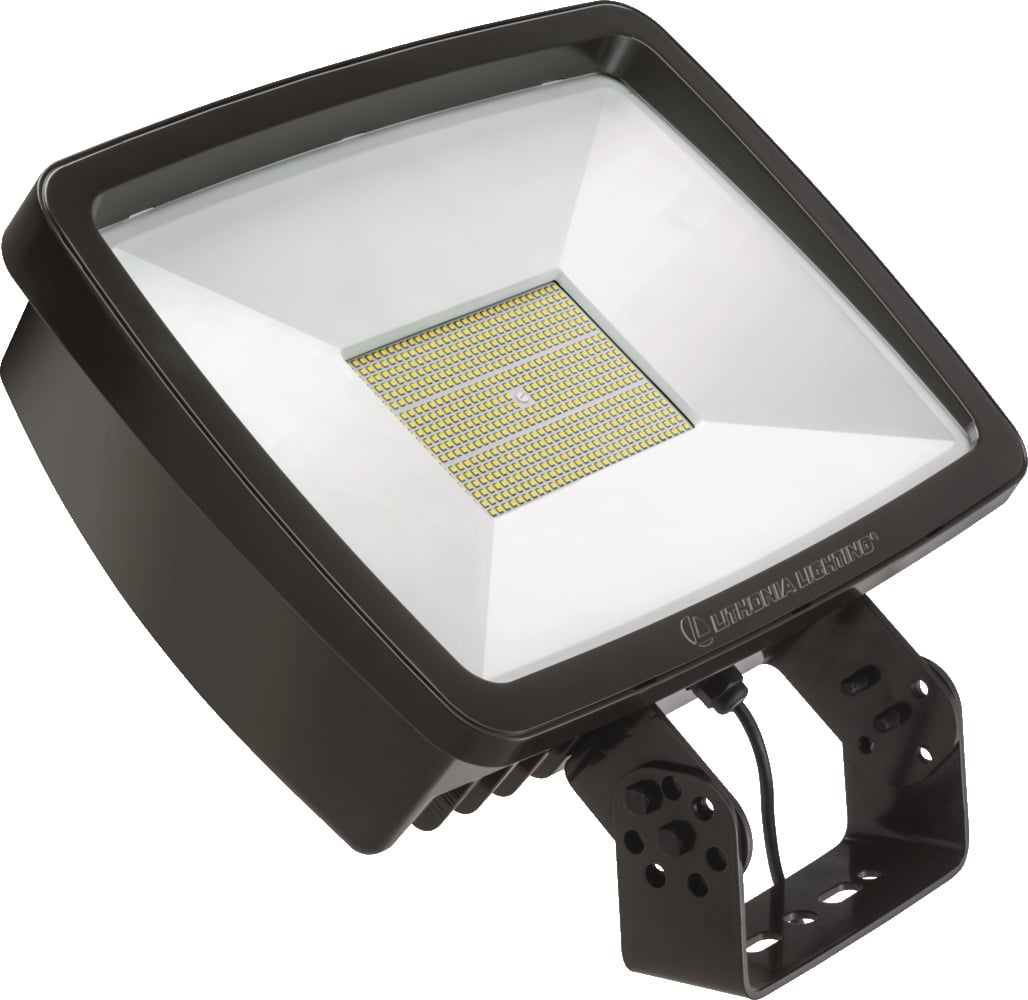 The TFX4 delivers 41,300 lumens and can replace up to 1000W metal halide. The TFX LED floodlight family is an industry-leading distributor stock solution providing cost-effective and energy-efficient solutions to replace HID floodlights. In addition, payback can be achieved in less than two years, due to DLC Premium listing and 140 lumens per watt efficacy. For the full solution, the TFX comes in four sizes delivering 7,000 to 41,000 lumens replacing 70W to 1000W metal halide luminaires.