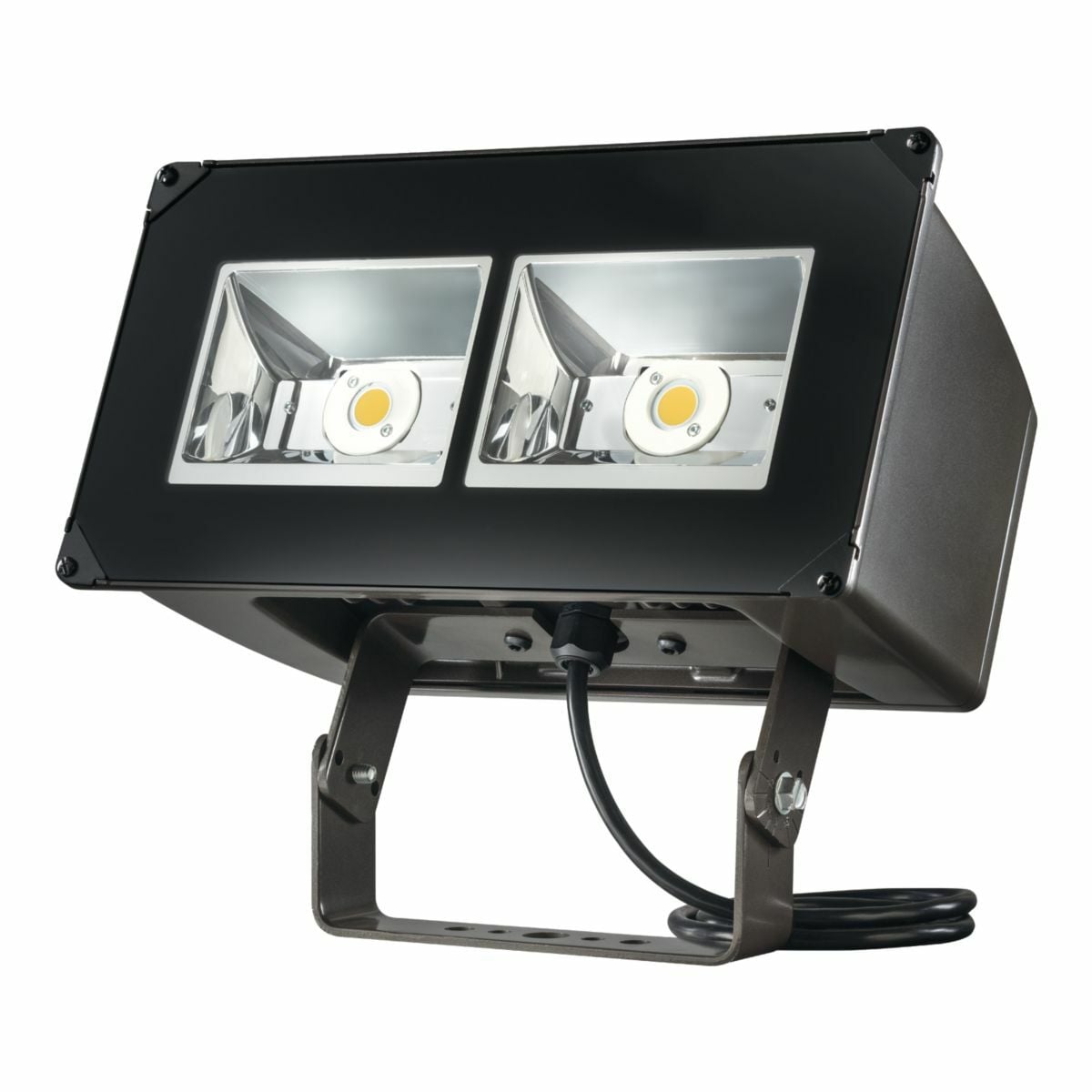 Night Falcon, 129W, 4000K, 120-277V, 6x6, Trunnion, Carbon Bronze