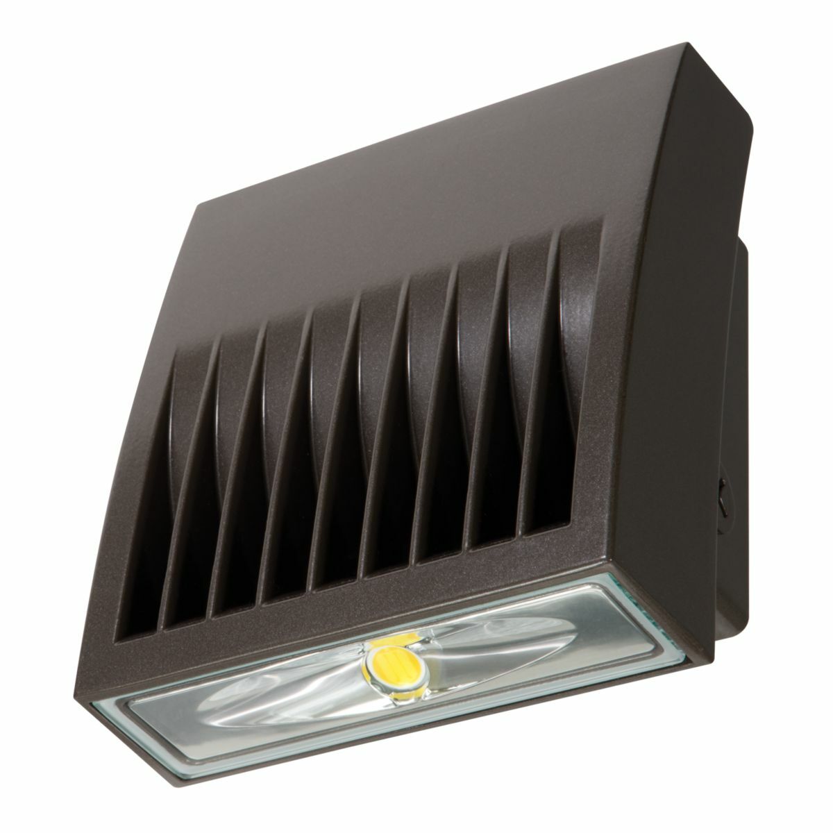 Crosstour LED, Small Door, 26W, Wall/Surface Mount, Bright White 5000K, Carbon Bronze, Photocontrol 208-277V