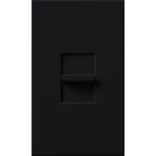 Nova T Reverse-phase, slide-to-off Dimmer, CFL/LED (screw-base), Incandescent/Halogen, electronic low-voltage, single-pole, 250W CFL/LED or 600W inc/hal/elv in black