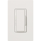 Maestro Wireless Dimmer, Incandescent/Halogen, Magnetic Low-Voltage, Specification grade, multi-location/single-pole, 120V/600W/VA in white, Vive enabled