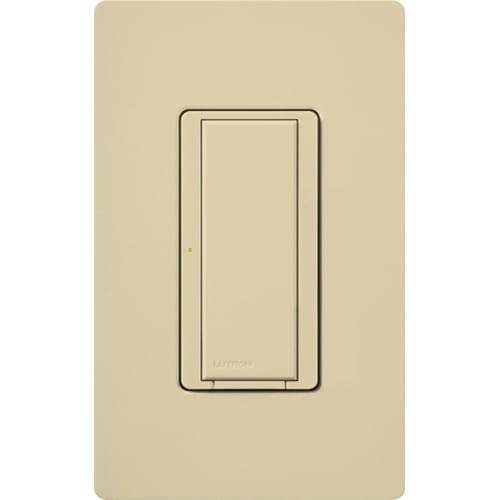 Maestro Wireless Switch, Incandescent/Halogen, Magnetic Low-Voltage, Electronic Low-Voltage, Non-Dim Fluorescent, Multi-location/single-pole, 120V/6A light or 3A fan in ivory,Vive enabled