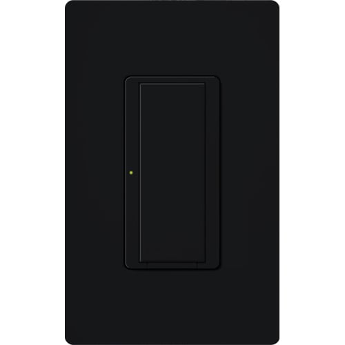 Maestro Wireless Switch, Incandescent/Halogen, Magnetic Low-Voltage, Electronic Low-Voltage, Non-Dim Fluorescent, Multi-location/single-pole, 120V/6A light or 3A fan in black,Vive enabled