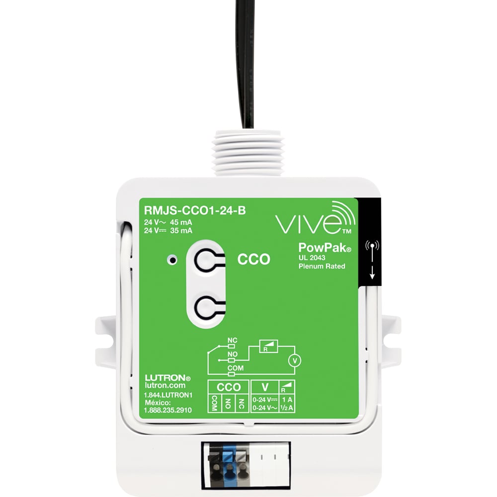 Energi TriPak PowPak Load Controller, Contact closure output module, (1) Contact closure output, 1A @ 24 V AC or 0.5A @ 24 V DC max Vive enabled