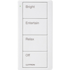 Pico Wireless Control, 4-button, 434 MHz, scene control of lights, any room engraving, in snow