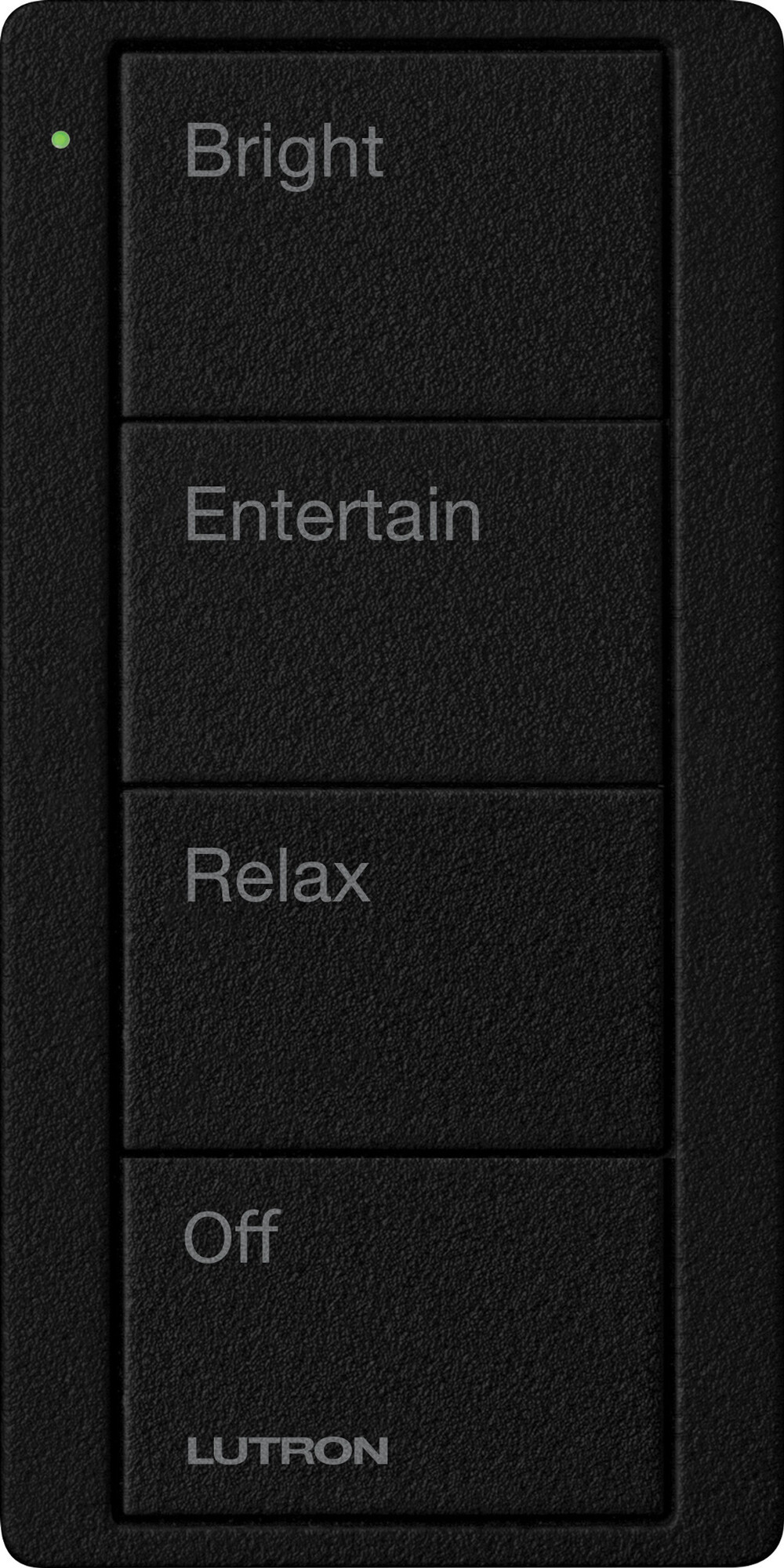 Pico Wireless Control, 4-button, 434 MHz, scene control of lights, any room engraving, in midnight
