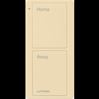 Lutron 2-Button Scene Pico Smart Remote, with Pre-engraved Text-"Home/Away" - Ivory