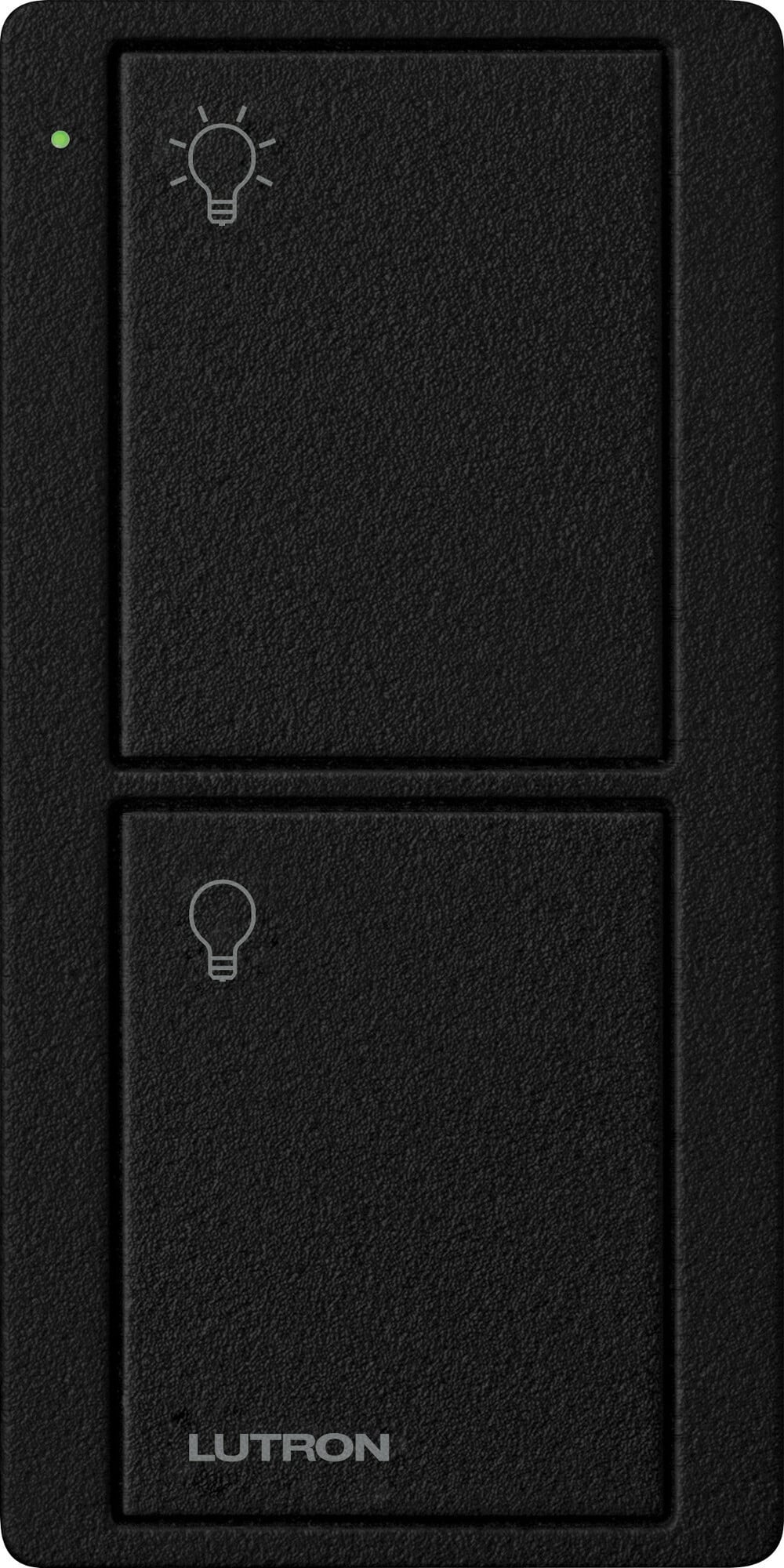 Lutron 2-Button Pico Smart Remote, with Light Icons - Midnight