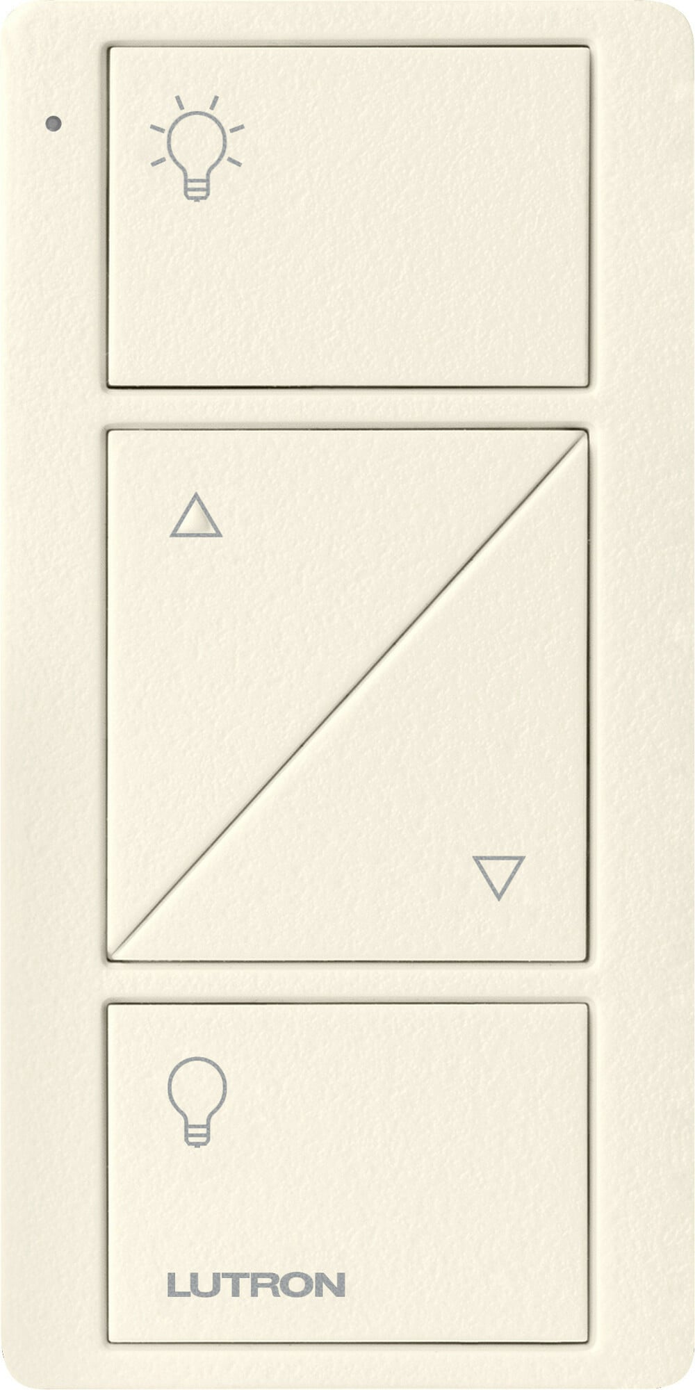 Lutron 2-Button with Raise/Lower, Pico Smart Remote, with Light Icons - Biscuit