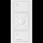 Lutron 3-Button with Raise/Lower and Preset, Pico Smart Remote, with Light Icons - Snow