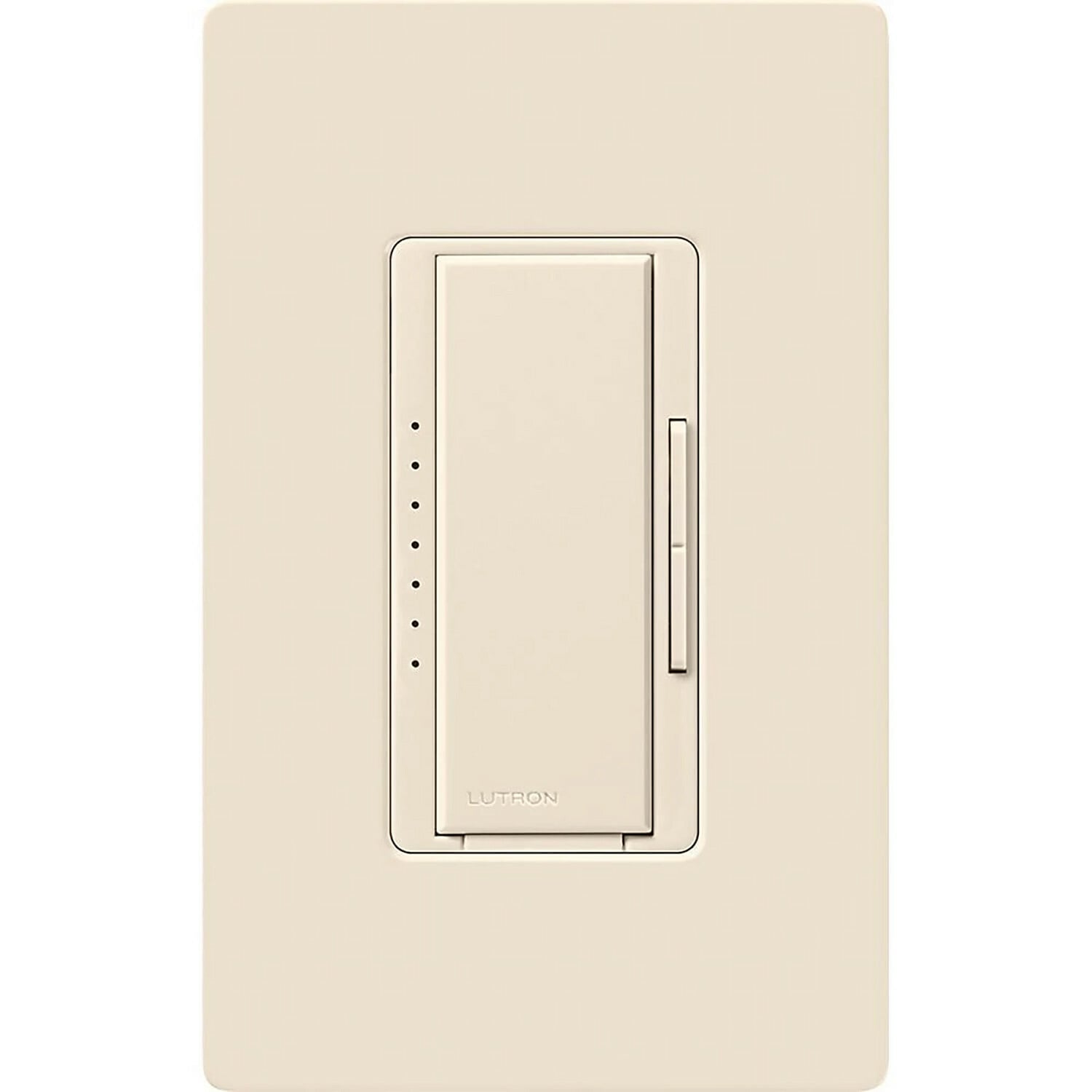 Maestro Single Pole, 3-Way, Multi-Location CFL/ELV/LED/MLV Dimmer,500 Watts, Almond
