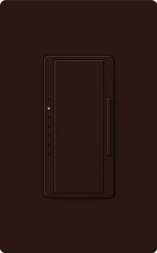 RadioRA 2 Dimmer, Brown, Incandescent/Halogen, Magnetic Low-Voltage, Electronic Low-Voltage, Approved LEDs, CFL, Multi-location/single-pole, neutral required, 120V 600W/600VA
